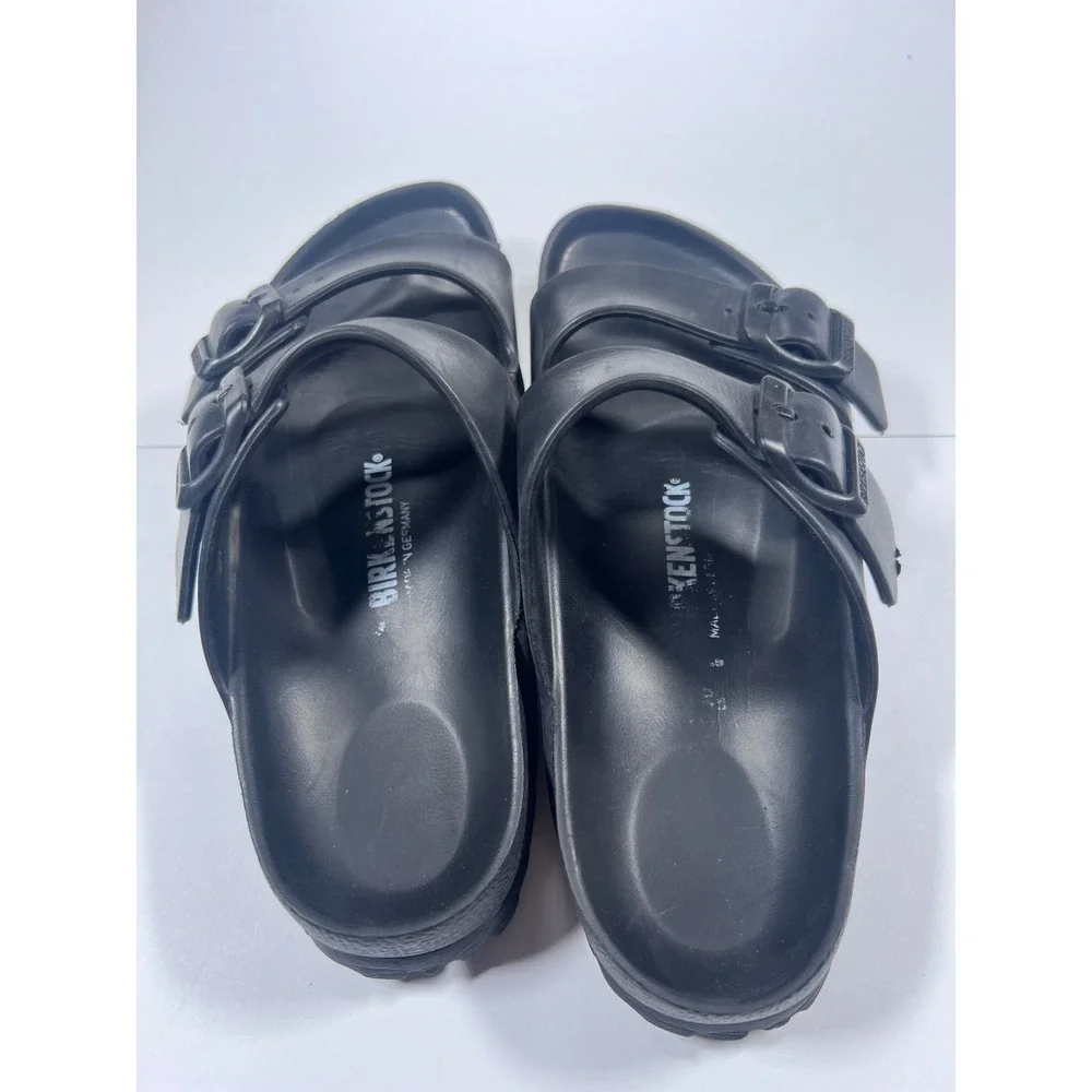 Birkenstock Arizona EVA Sandals Kids Size 33 Black Waterproof Double Strap Slide